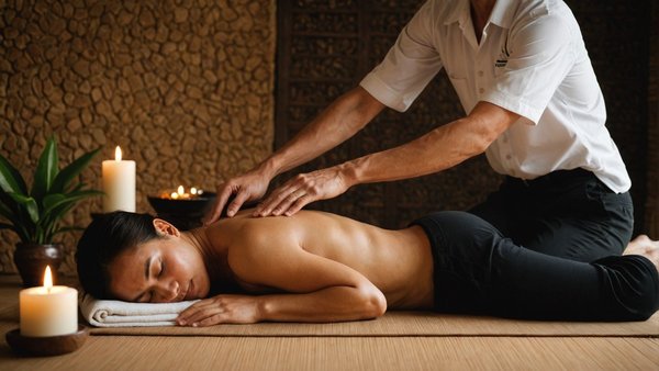 Relieve stress and muscle tension with thai massage at terre des sens